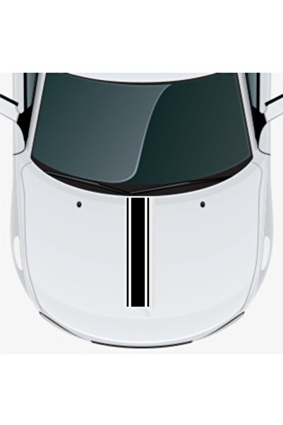 pınaxar Line Car Hood Stripe Sticker A+ Quality 118 X 20 cm Durable
