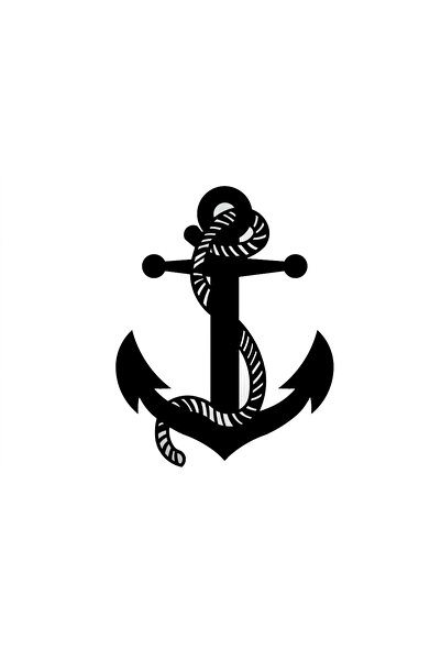 Generic Brand String Anchor Wall Decor Quality Quality Sticker 30 X 48 cm