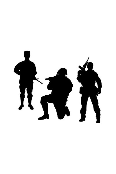 FARKSHP Guard Soldiers Wall Decor Quality Quality Sticker 40 X 32 cm