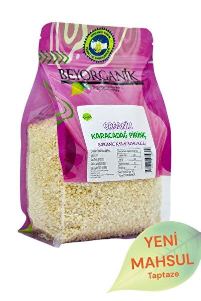 BEYORGANİK ORGANİK Pirinç Karacadağ 1kg (PESTİSİT ve AFLATOKSİN ANALİZLİ)