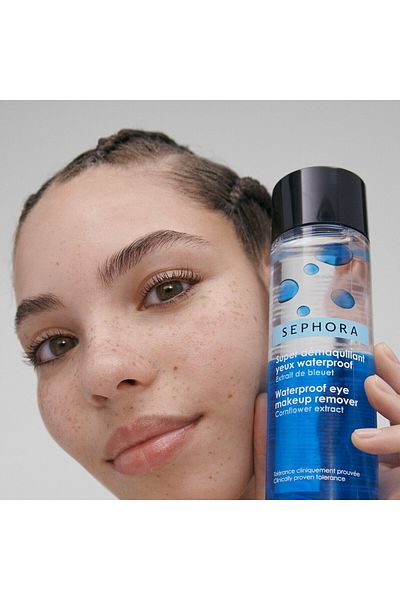 SEPHORA COLLECTION 200ml Waterproof Eye Makeup Remover with Olive Tree Extract - Moisturizing Eye Makeup Remover