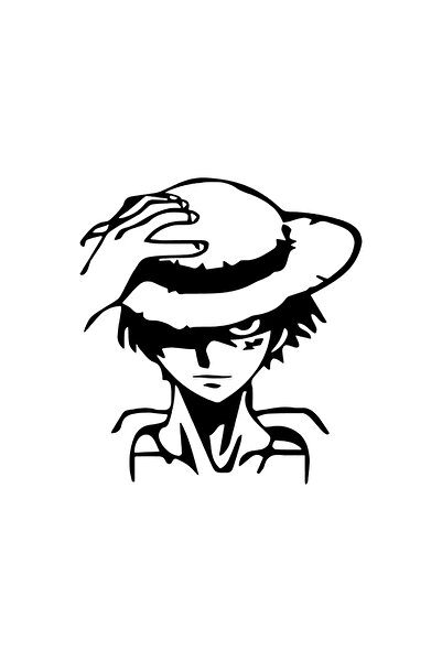 zeeglobal ملصق ون بيس مونكي عالي الجودة مقاس 10 × 11 سم