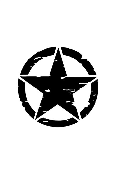 pınaxar Army Star Sticker 20 X 20 cm