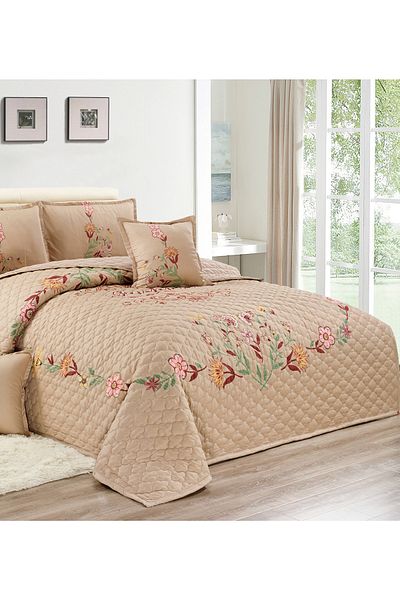Generic طقم لحاف مضغوط، مقاس كينج، 220 × 240 سم، طقم سرير قابل للعكس، 6 قطع، متعدد الألوان