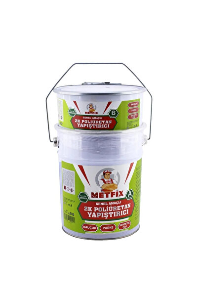 NUBLADO Metfix 2K Poliüretan Kompanent Mastik Genel Amaçlı Yapıştırıcı Yalıtım İç Dış Mekan Uygulama 6+1 Kg.