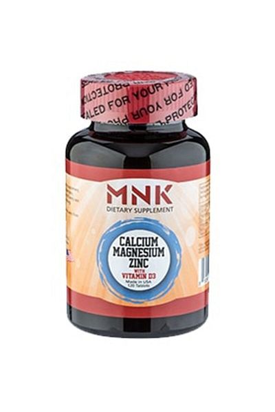 Mnk Vitamin D3 Calcium and Magnesium Zinc 120 Tablets Us