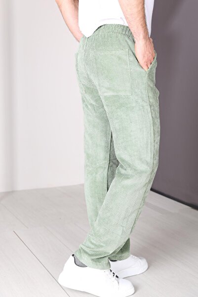 Delpino Kadife Baggy Bol Paça Pantolon