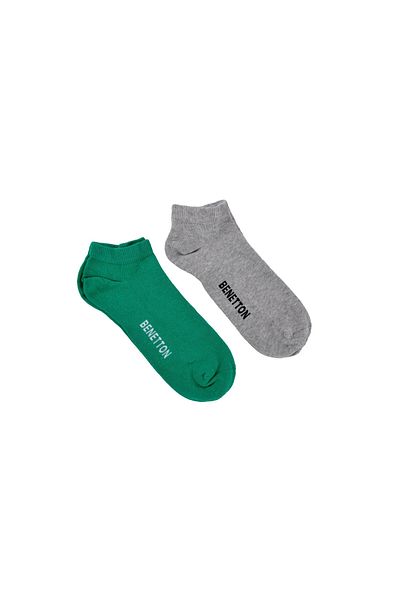 Benetton Мъжки BNT-M24098 2 чифта балетни чорапи - микс