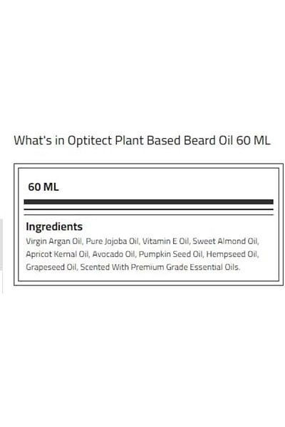 OptiTect Plant Based Beard Oil, 60 ML