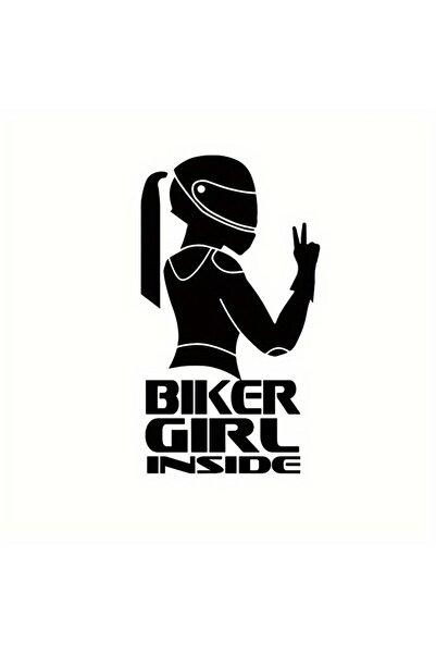 Allivo ملصق النافذة الخلفية للفتاة السائبة مقاس 10 × 17 سم