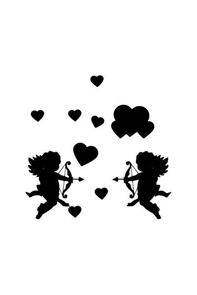 Generic Brand Angels of Love Quality Quality Sticker 10 X 10 cm