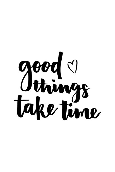 Generic Brand Good Things Take Time Wall Decor Quality Quality Sticker 40 X 3...