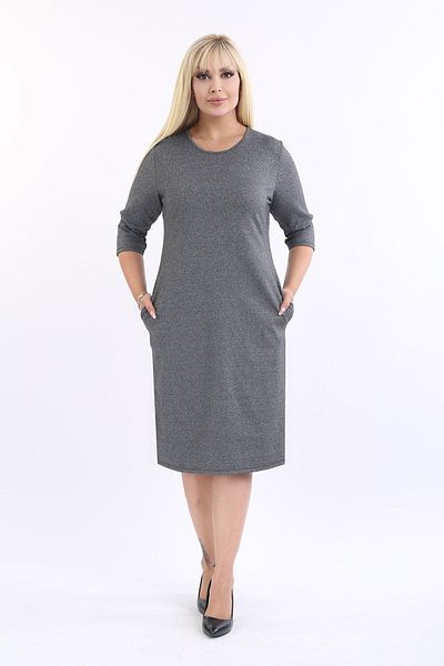 FARBAPLUS Jacquard Pocketed Winter Plus Size Dress 22e-2179