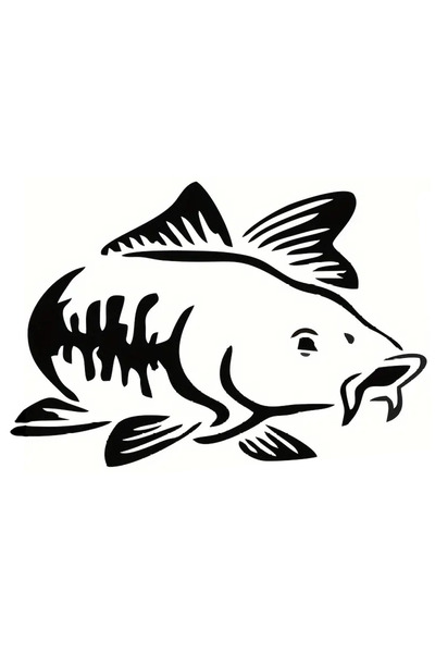 Generic Brand Stream Fish Wall Decor Sticker 45 X 39 cm