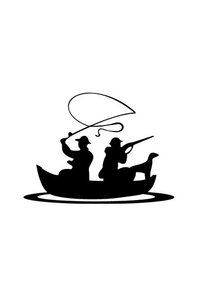 TeOraStore ملصق لصيد الأسماك مقاس 10 × 7 سم