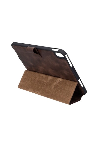 Bouletta Apple iPad 10.nesil Uyumlu 10.9 inç Deri Kılıf Antik Kahve
