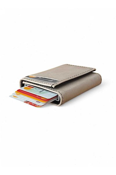 LEXA Πορτοφόλι Nubuck με Μηχανισμό RFID Protected Card Holder