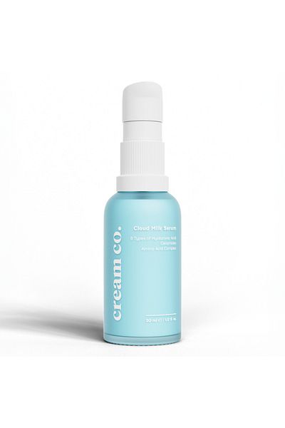 Cream Co. Cloud Milk Skin Repair Serum für alle Hauttypen, erneuerndes Hautserum, Hyaluronsäure-Haut