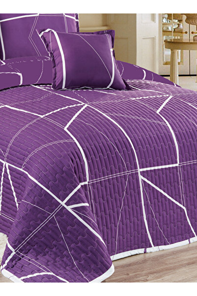 Generic طقم لحاف مضغوط مزهر، مقاس كينج، 220 × 240 سم، طقم سرير قابل للعكس، 6 قطع، متعدد الألوان