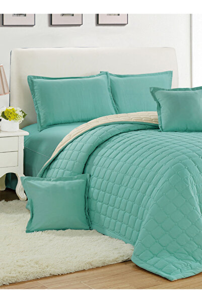 Generic Compressed two-sided Comforter Set Double Size Tow color, 6 Pieces, King Size