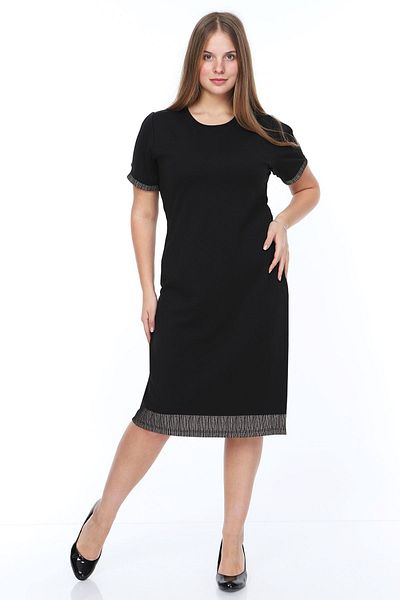modayız Φόρεμα με χρυσό γαρνιτούρα Plus Size 9e-0855