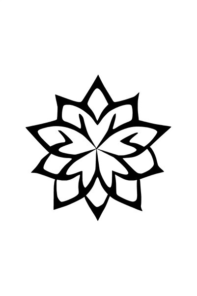 FARKSHP ملصق ماندالا 20×20 سم