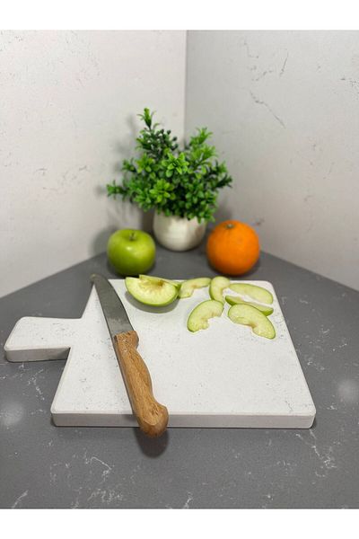 Home Marble Cutting Board & Presentation