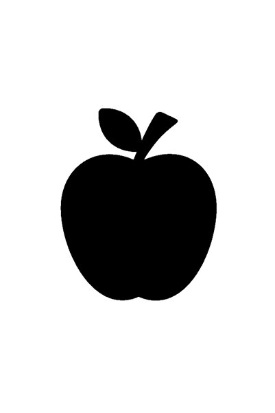 Generic Brand ملصق ديكور حائط تفاح كامل 45 × 45 سم