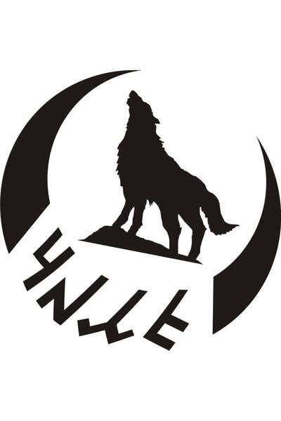 BİLGİMOLA ملصق ديكور جداري تركي تركي لبوزكورت والهلال بحجم 40 × 40 سم