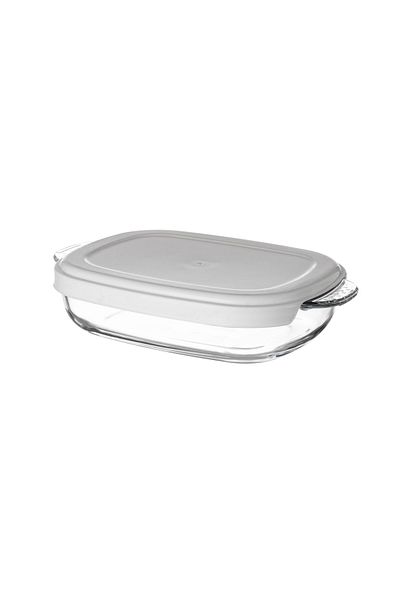 Dania 1.3L Rectangular Glass Oven Dish with Lid