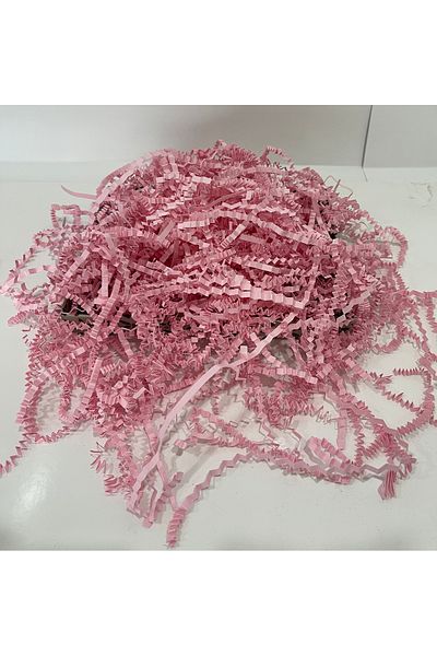 HUR-AY PACK 100 g Zigzag Pelur - Pink Cropped Paper, Ornamental Filling Material