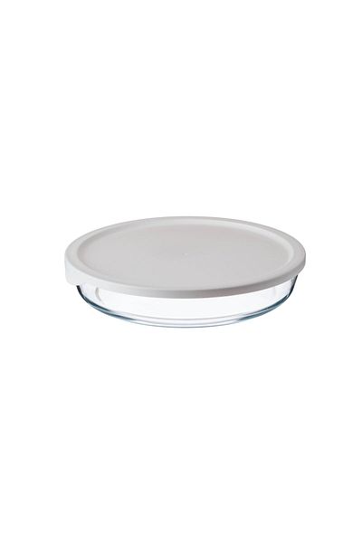 Dania Round glass baking dish with lid, diameter 26 cm