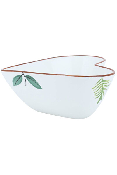 Alsaif Gallery Sword Gallery Porcelain Bowl, 5.5", White Heart - White