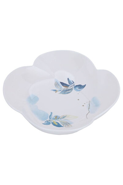 Alsaif Gallery Al Saif Gallery plastic salad plate, 19 x 19 x 4.5 cm, round -...