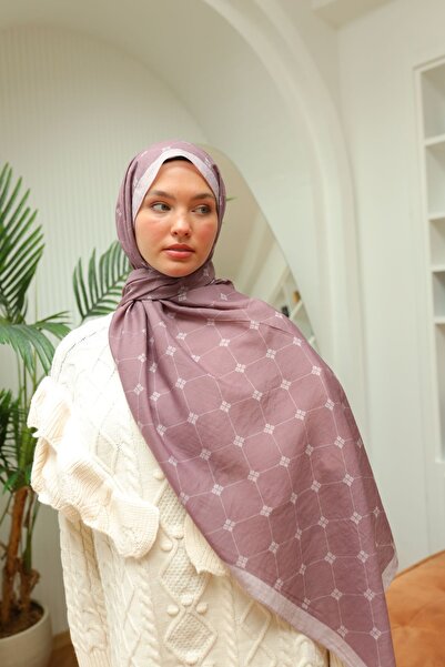 Silk Home Olinda Şal - 49003 - Mat Gül Kurusu