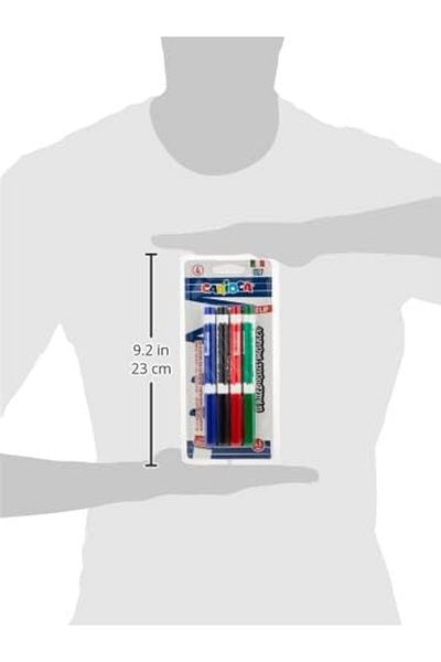 STOREMAX Oskyshopx 4-Color Whiteboard Pen with 4-Blister, 4.5 mm Brkjx 842385