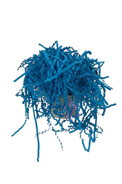 HUR-AY PACK Beginner Blue Zigzag Wrinkled - 100 g Ornamental Filling Paper