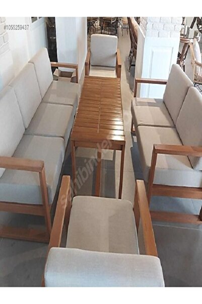 ömür konsept ahşap 3 2 1 1 Bahce Balkon Teras Dinlenme Koltuğu