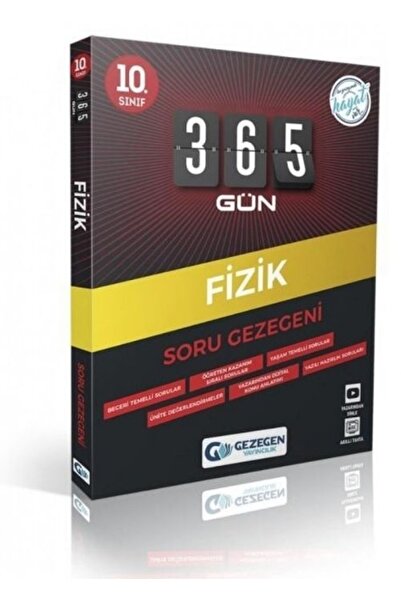 Gezegen Yayıncılık 10. Sınıf 365 Gün Fizik Soru Bankası