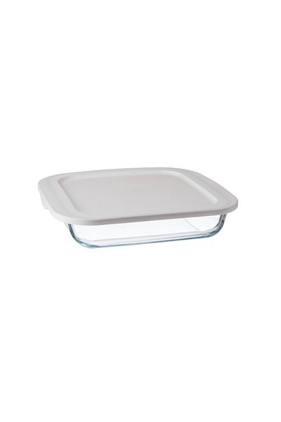 Dania 3L Square Glass Oven Dish with Lid
