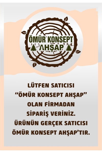 ömür konsept ahşap AHŞAP DRESUAR AHŞAP 120X35