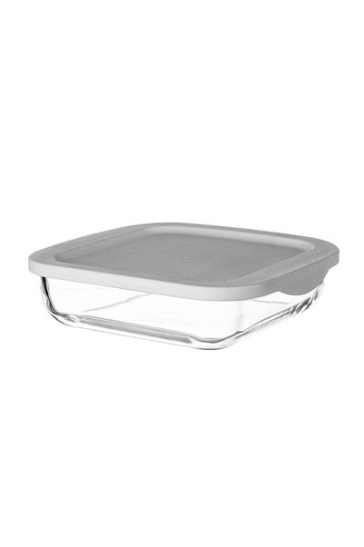Dania 1.1L Square Glass Oven Tray with Lid