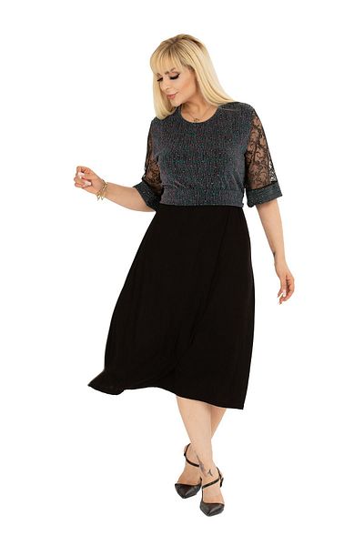 modayız Βραδινό φόρεμα Sparkle Plus Size 33E-2395