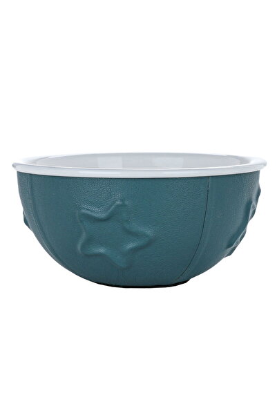 Alsaif Gallery Saif Gallery Porcelain Bowl, 17 x 17 x 9 cm, with Base - Blue