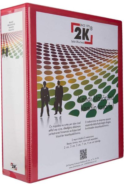 STOREMAX Jvnnshop 07-2D-K A4 Firm Presentation Folder with Pvc Pocket, 7 cm Spine 2 Rings Dmechanism, Break