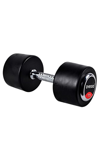 AVESSA 17,5 Kg Olimpik Dambıl Kauçuk Kaplı Salon Tipi