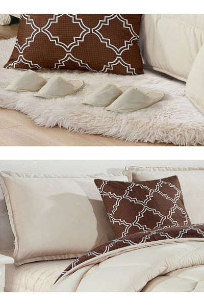 Generic Comforter Set King Size 10 Pieces Comforter Set Twin Unisex Bedding Set