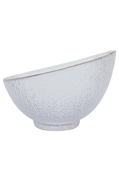 Alsaif Gallery Al Saif Gallery glass bowl, 12.2 x 7.7 x 17.5 x 6.6 cm, slante...