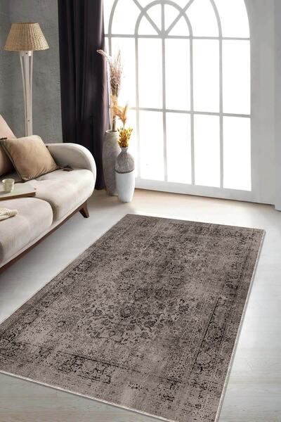 RugViva Kaymaz Tabanlı Makinede Yıkanabilir Halı Rv278 Vintage