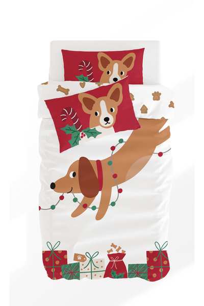 itsybitsy طقم غطاء لحاف للأطفال من ووفي دريمز للعام الجديد مزدوج الوجهين قطن ...